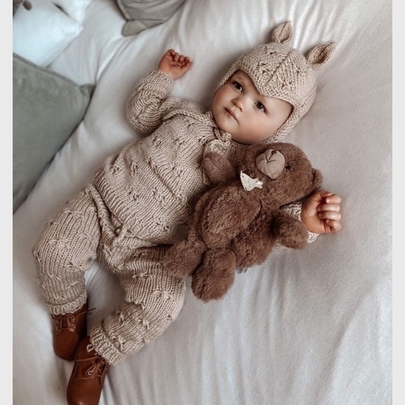 Angora knitted 3piece set - Picture 8 of 9